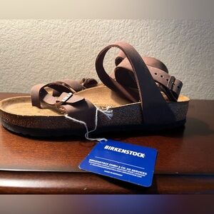Birkenstock Yara Habana Leather Buckle gladiator style size 8 New
